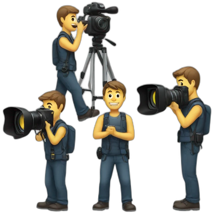 Camera men emoji