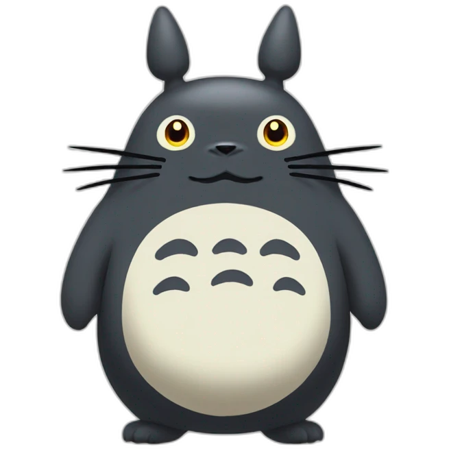 Dark totoro emoji