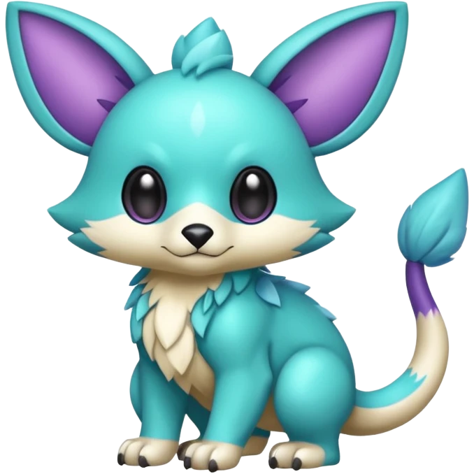 Cute cool animal hybrid Fakemon full body emoji