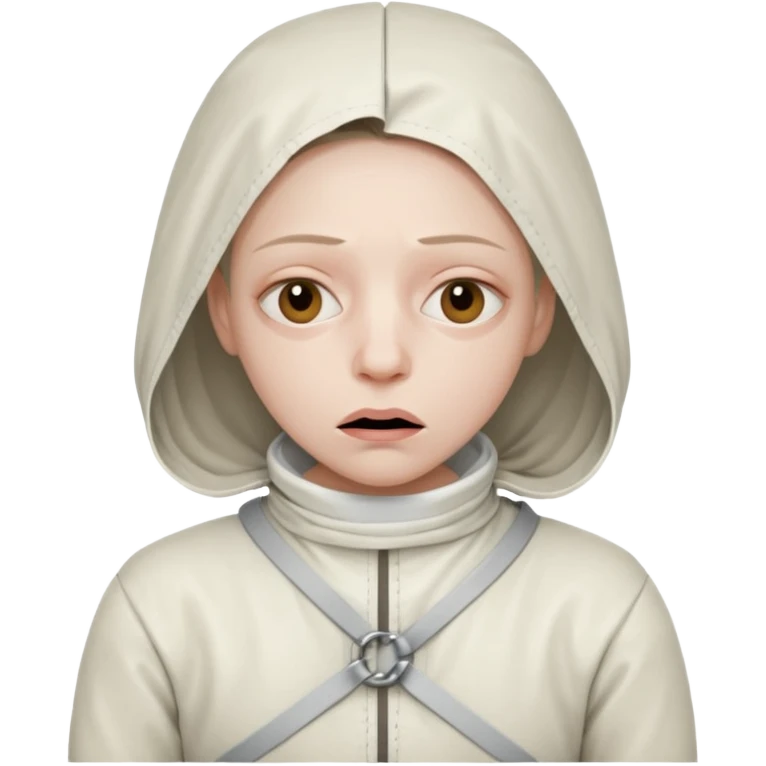 Пациент психиатрической больницы в смирительной рубашке emoji