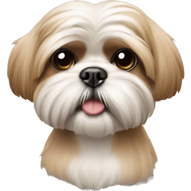 All Tan shih tzu  emoji