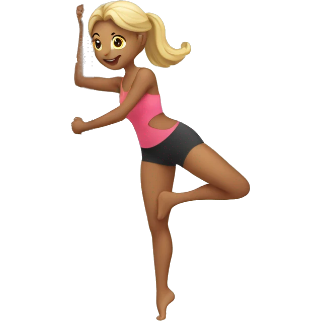 Pole fitness emoji