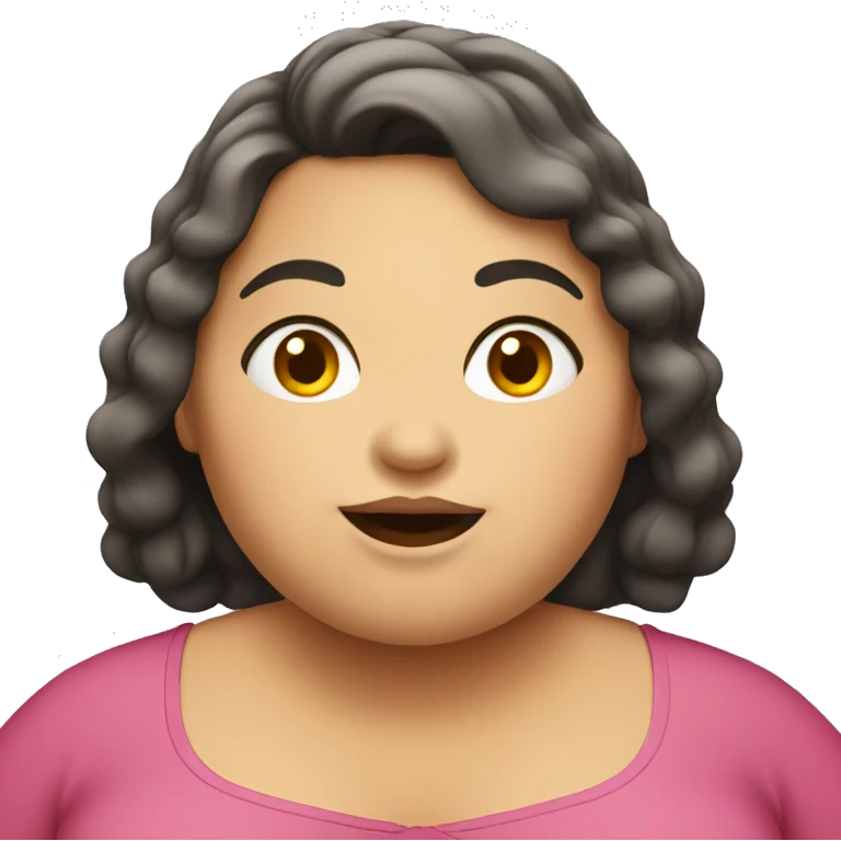 fat girl  emoji