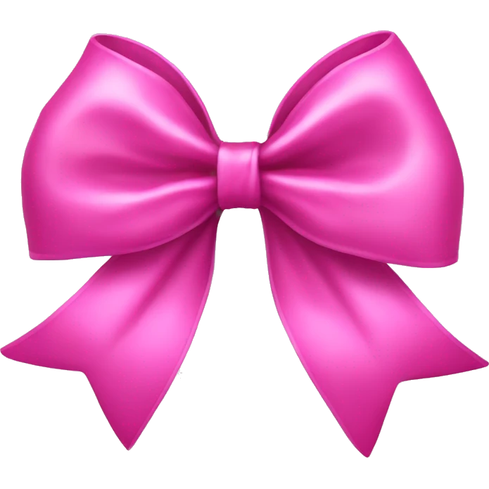 Pink lavish bow  emoji