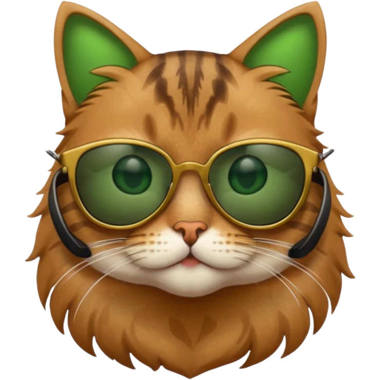Cat wearing sunglasses emoji