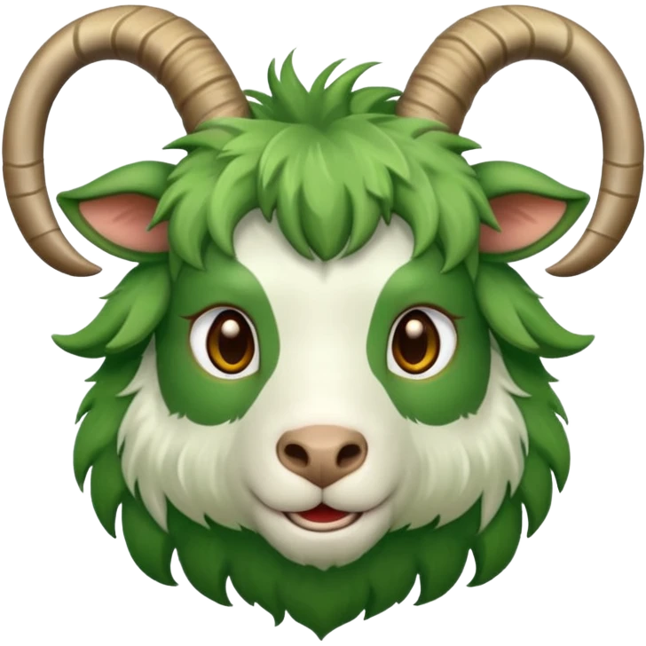 Green goat emoji