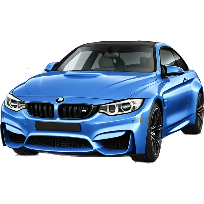 BMW M4 blue  emoji
