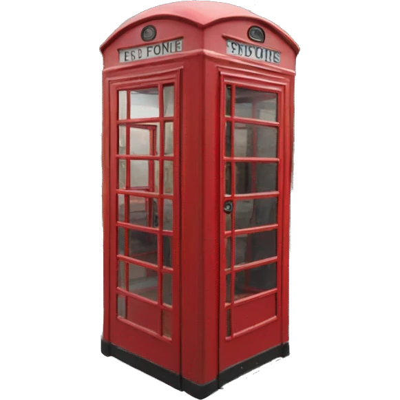 London phone booth  emoji