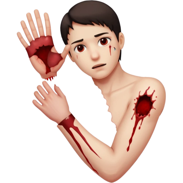 arm cut  emoji
