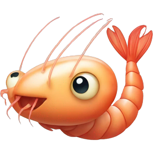 cute shrimp emoji