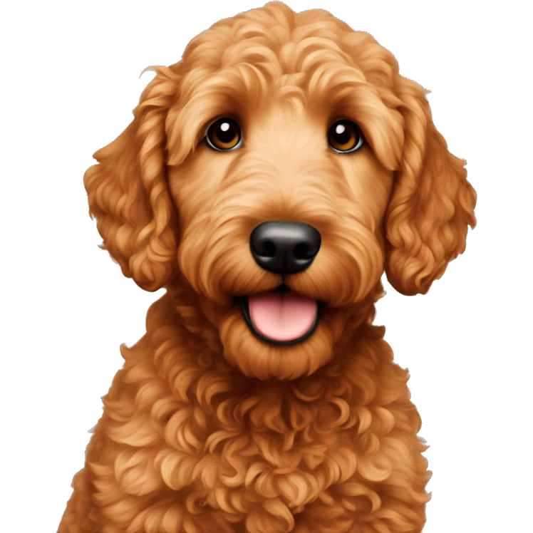 mini red golden doodle female emoji