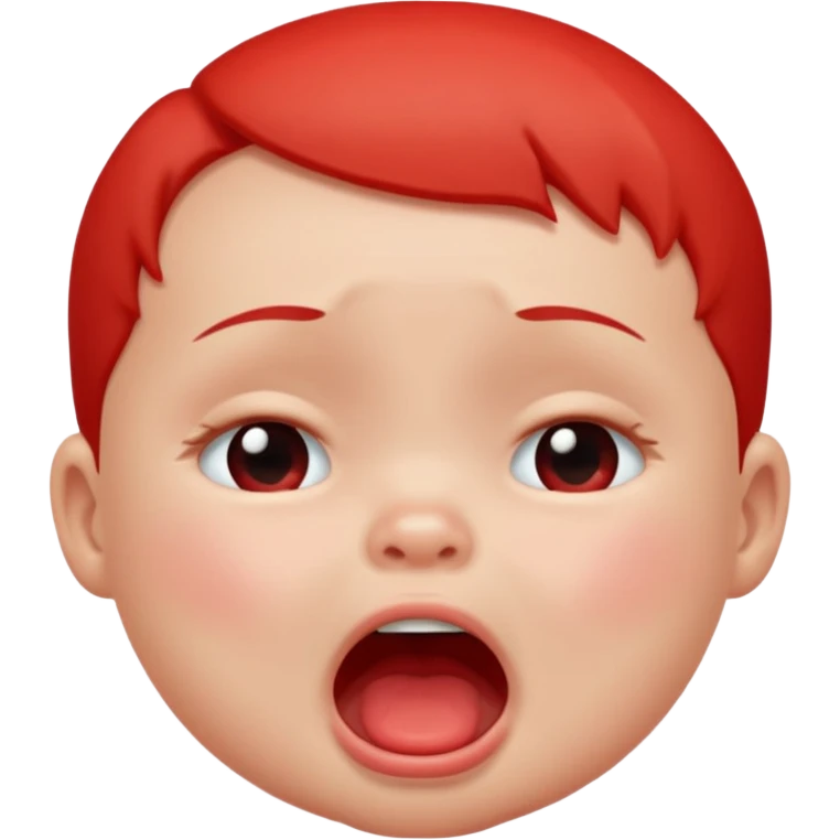 Loud baby emoji