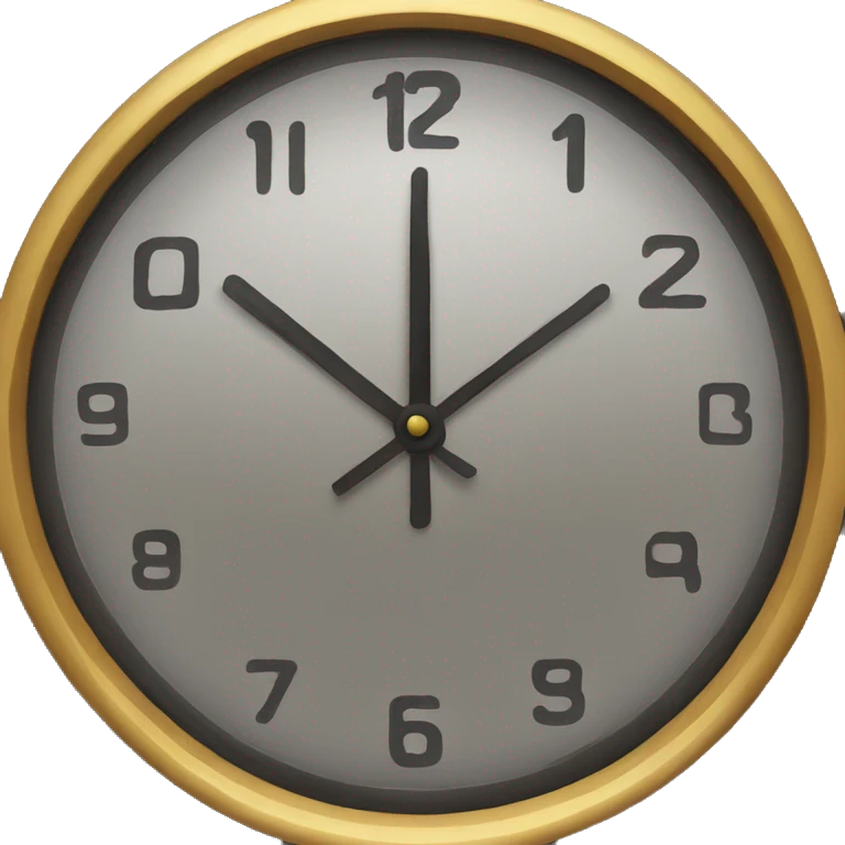 Clock thath emoji