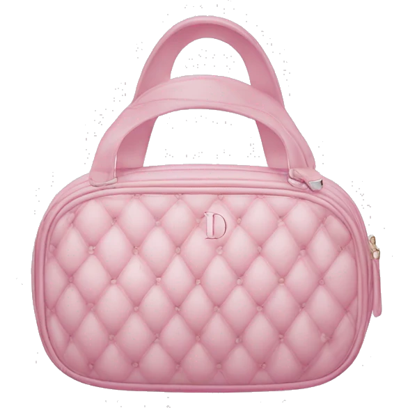 Dior cosmetic bag emoji