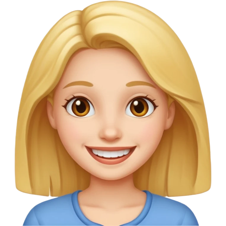 Happy girl  emoji