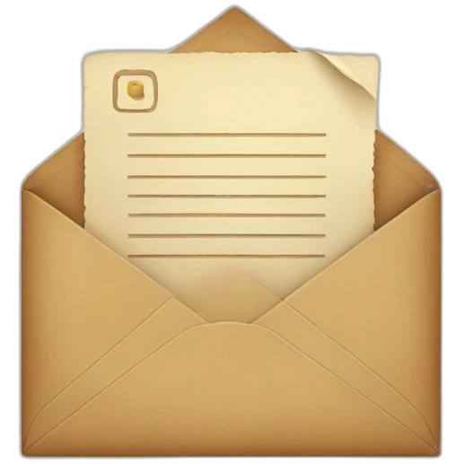 giving a letter emoji