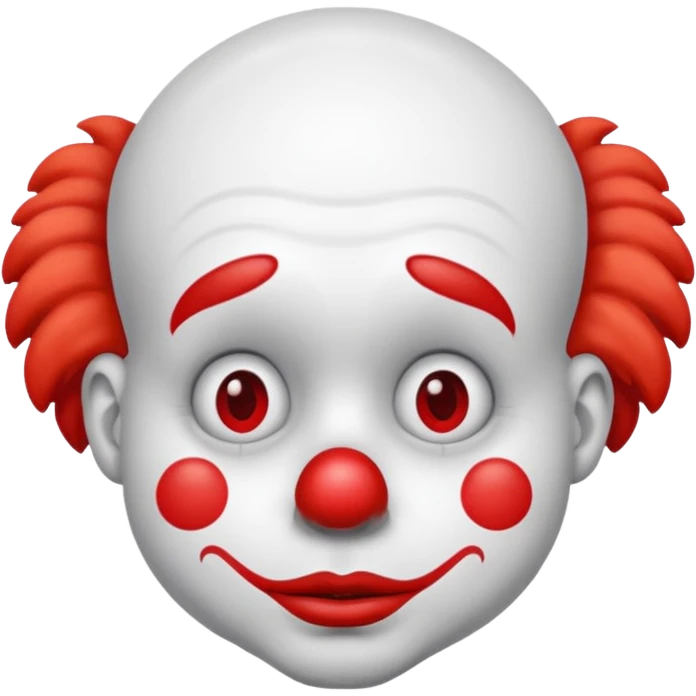 Sad clown emoji