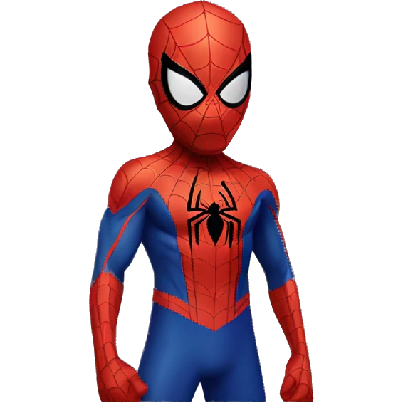 Spider-Man in purple outfit emoji