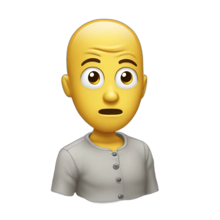 Poulpe qui regarde mal emoji