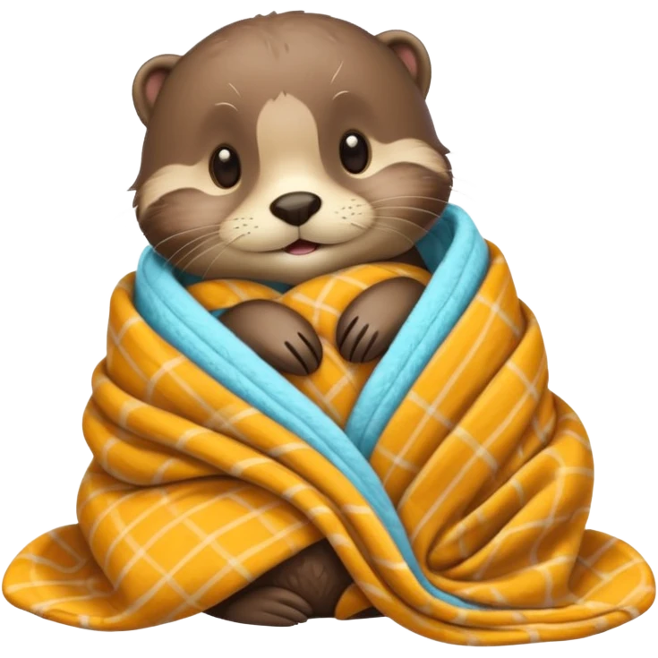otter in a blanket emoji