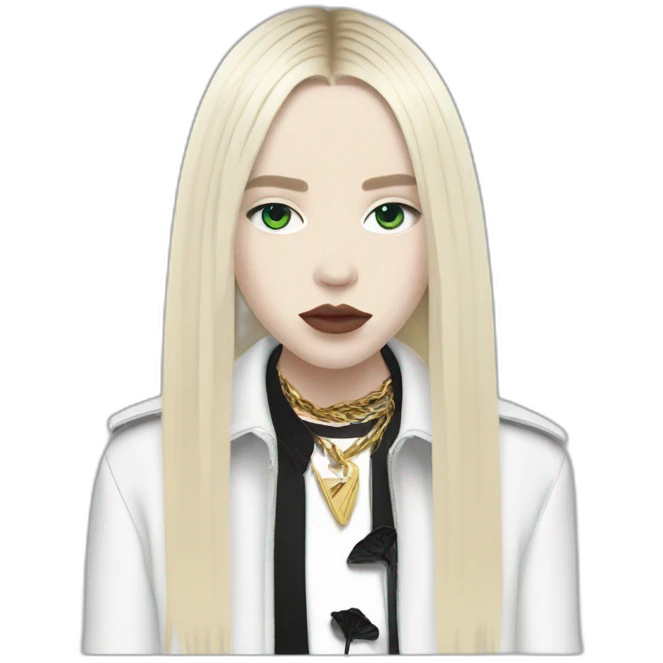 Billie eilish x Yves Saint Laurent emoji