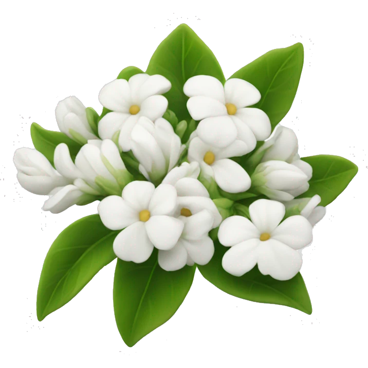 White flowers emoji