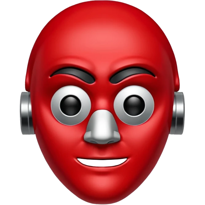 Money heist mask emoji