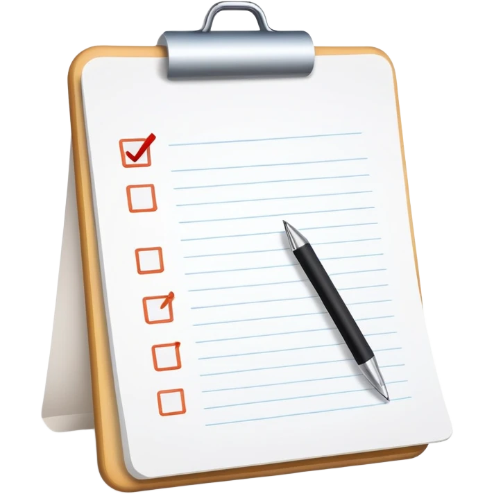 blank To-do list emoji