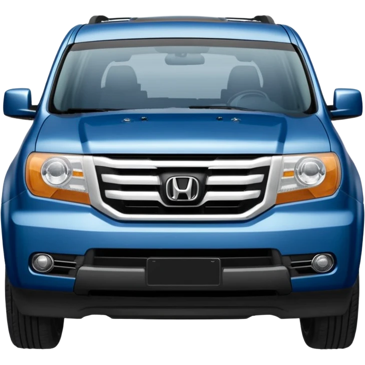 Blue 2013 Honda pilot  emoji