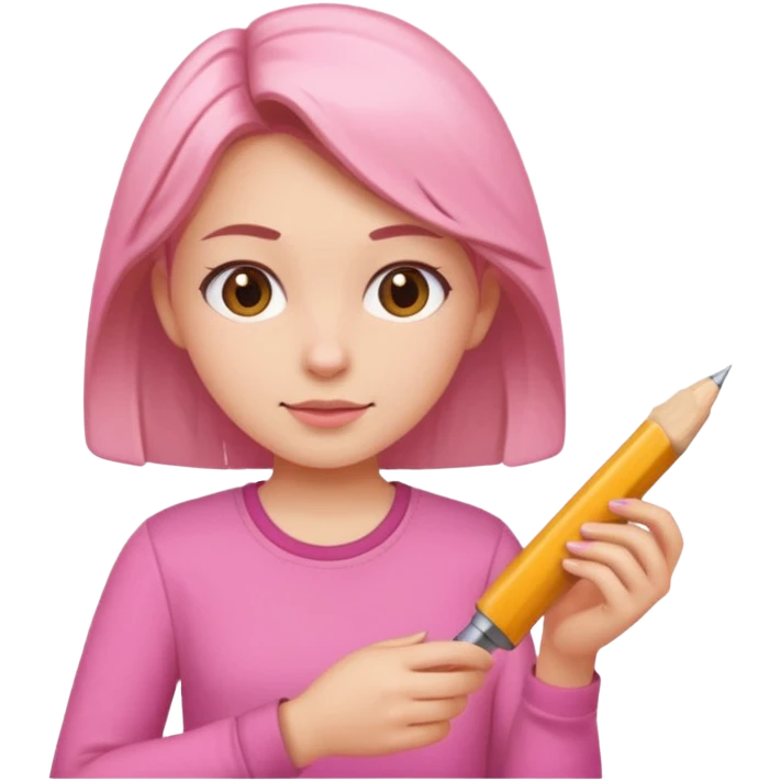 pink craft girl  emoji