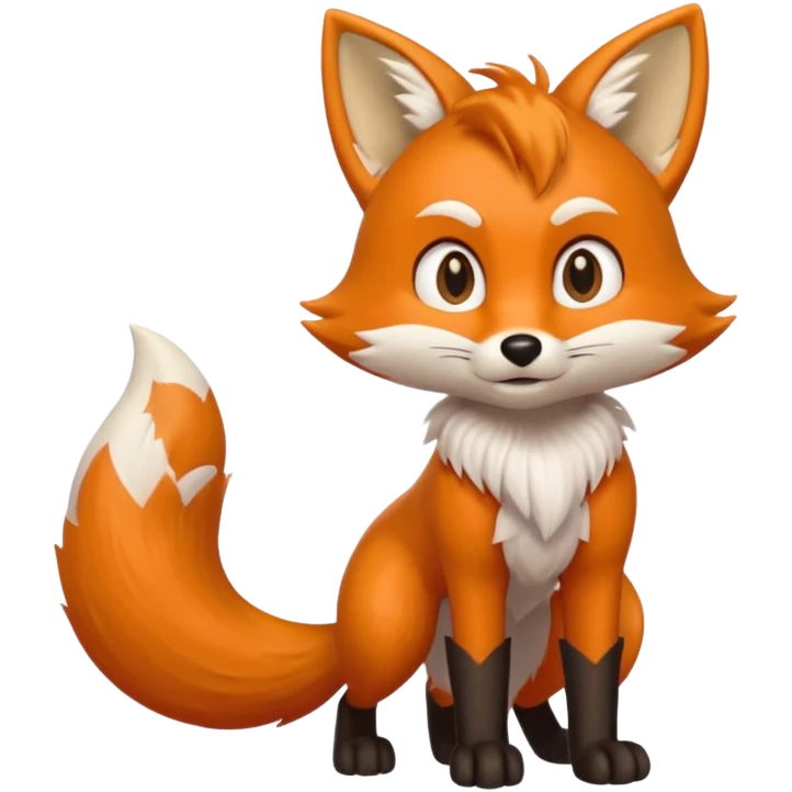 Sonic the hedgehog: Miles "Tails" Prower (the fox) emoji
