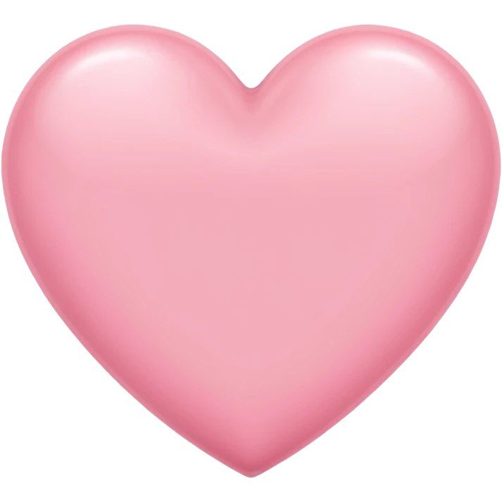 Baby pink heart emoji