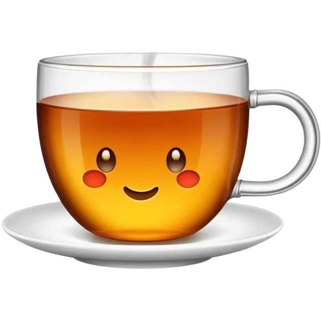 clocking tea emoji