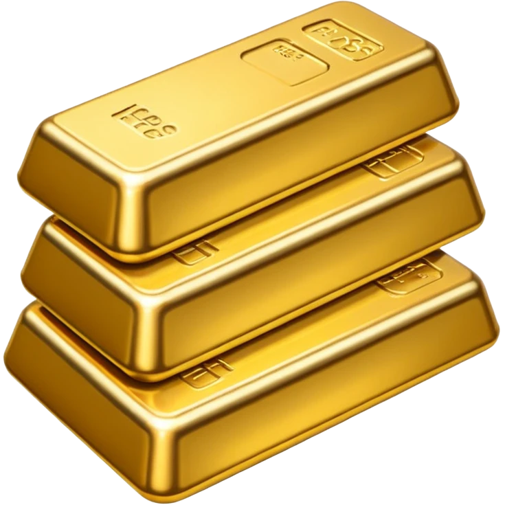 Gold bars emoji