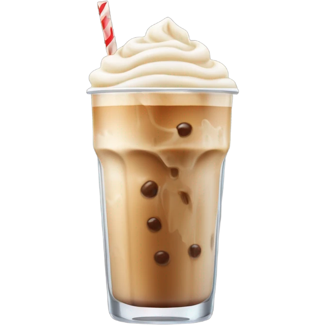 Iced latte emoji