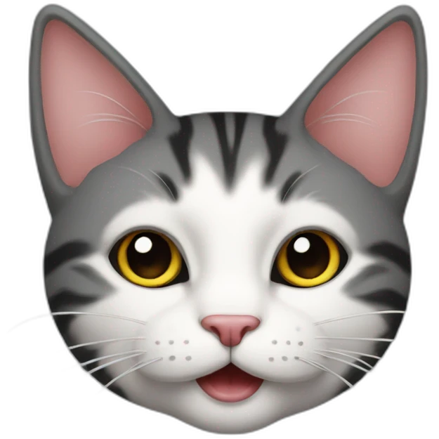 Kaars etende kat emoji