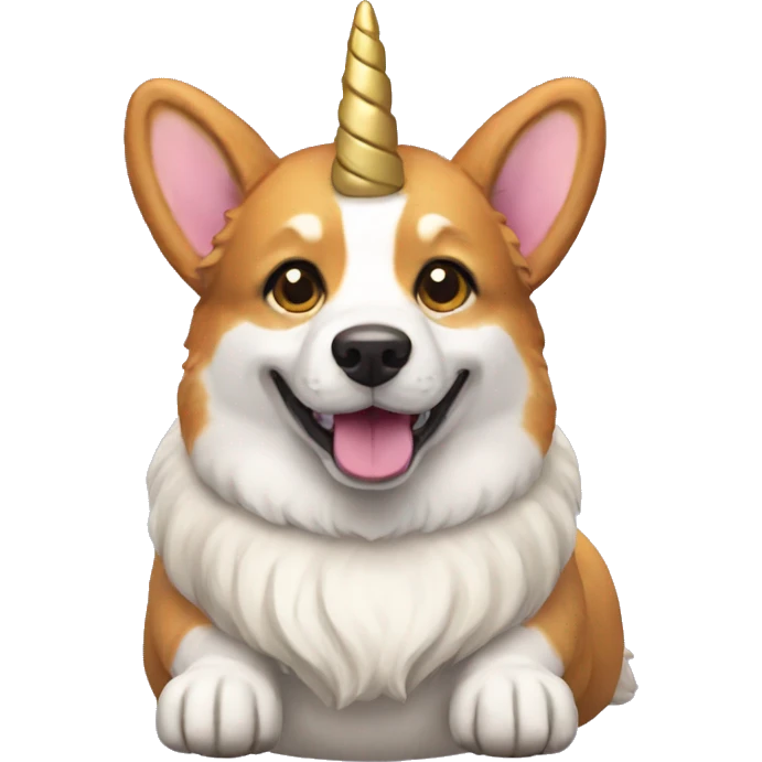 corgi unicorn emoji