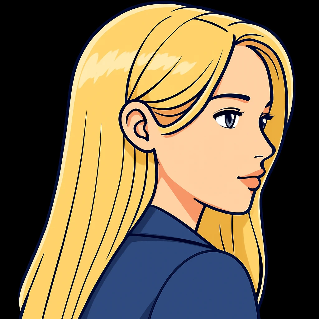 Change the eyes to greyish blue, keep the rest of the image the same. Maintain the original style and details of the image. emoji