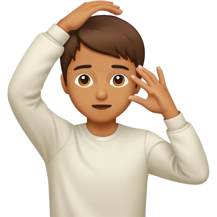 Person doing a dab  emoji