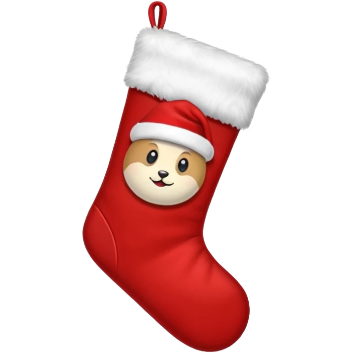 Christmas stocking emoji