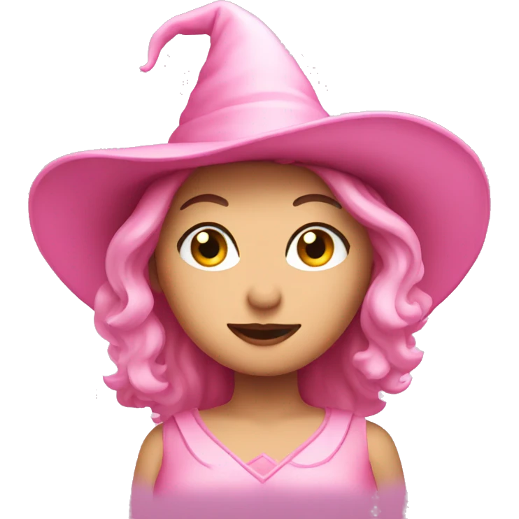 pink good witch emoji