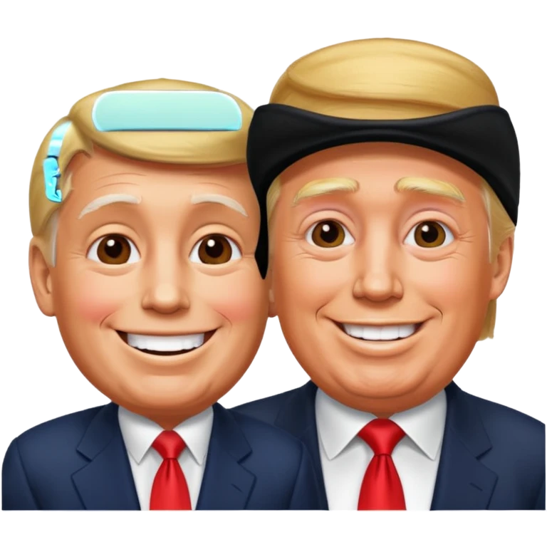 Trump with diddy emoji