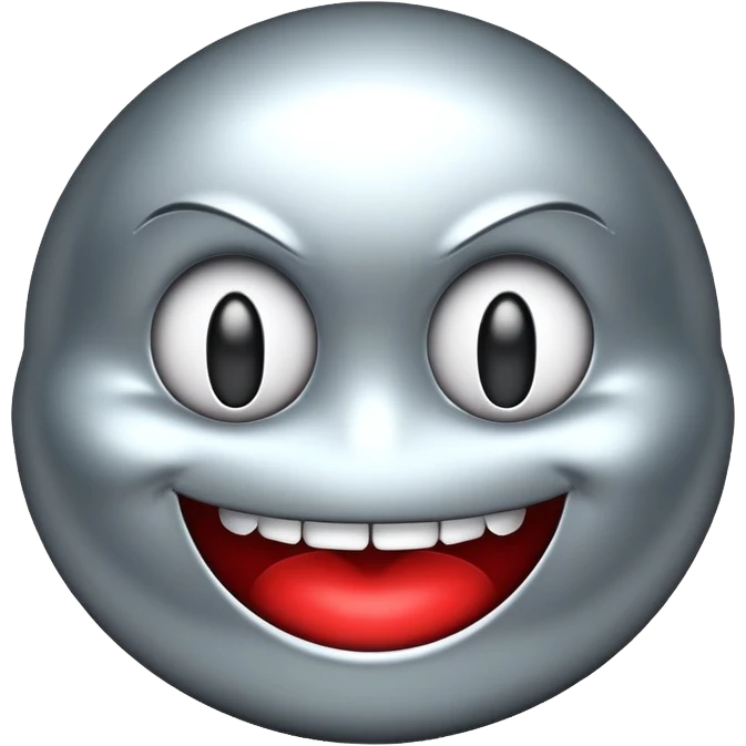 Evil smiling iPhone emoji emoji