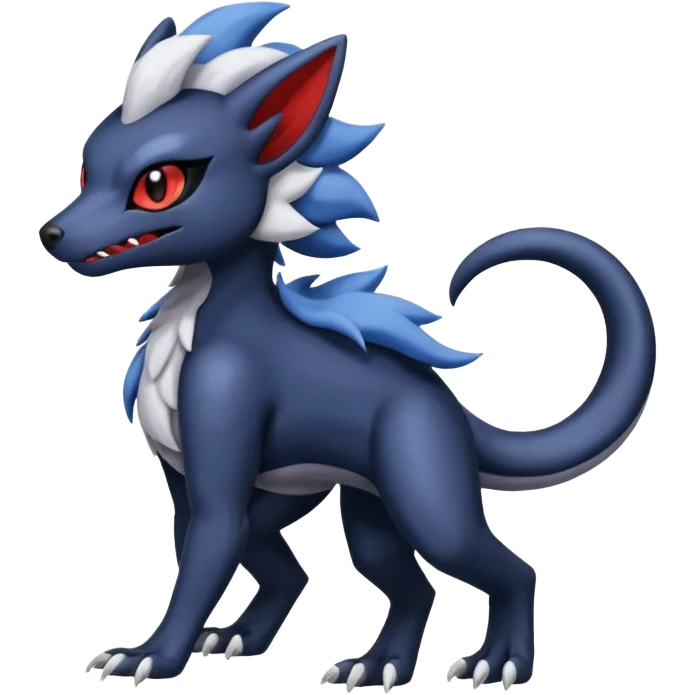 Zorua-Absol-Salandit-fusion (full body) emoji
