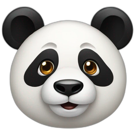 panda malvado-ametralladora emoji