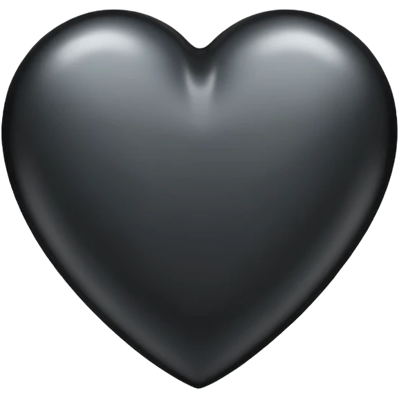 Black heart emoji