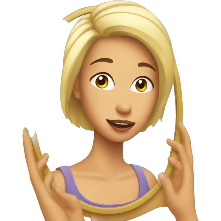 woman looking in the mirror emoji