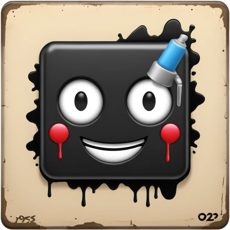 Граффити надпись: 72 emoji