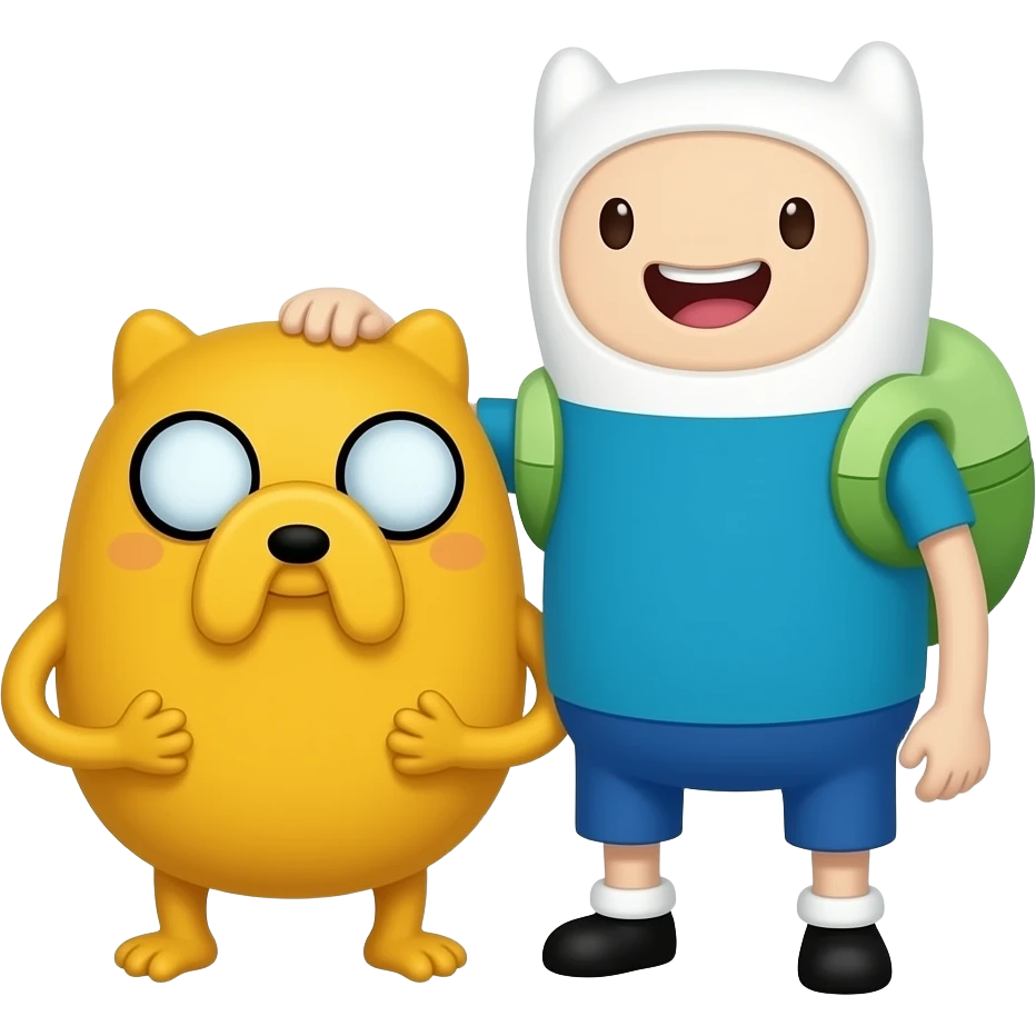 finn and jake emoji