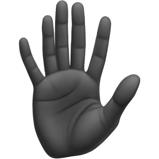 two hands greeting emoji